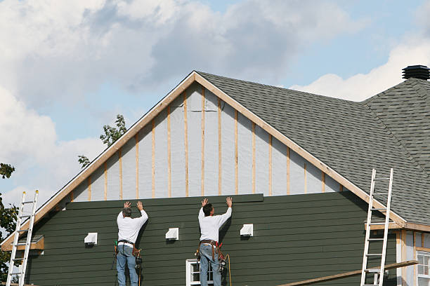 Professional Siding technician working in Patton, PA